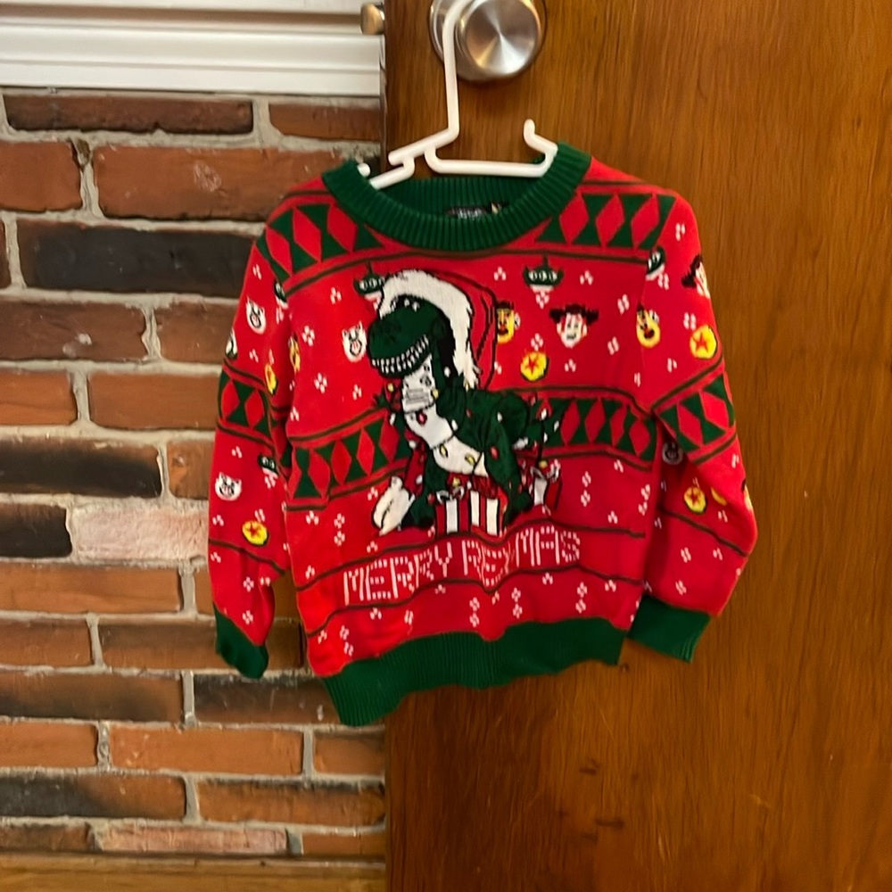 4t Xmas sweater. Character from Toy Story